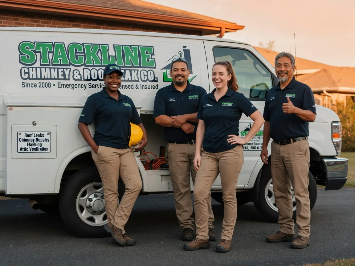 Chimney flashing repair company in Stratford, CA